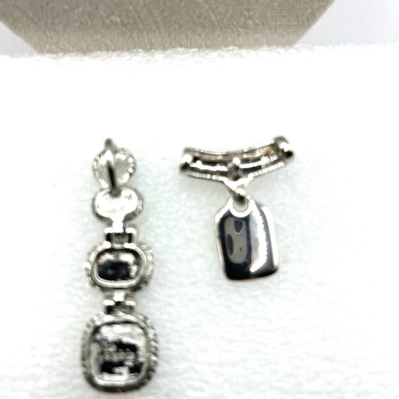 Lia Sofia black leather necklace silver pendant or Colorful Pendant Sliders - Picture 9 of 10